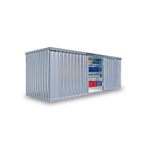 Materialcontainer MC 1600, verzinkt, montiert, mit Holzfußboden Materialcontainer MC 1600, verzinkt, montiert, mit Holzfußboden