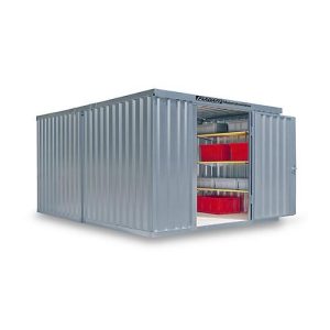 Materialcontainer Mod. 1340, verzinkt, vormontiert, mit Holzfußboden Materialcontainer Mod. 1340, verzinkt, vormontiert, mit Holzfußboden