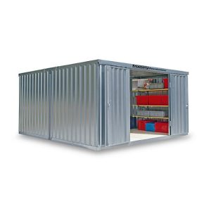 Materialcontainer Mod. 1440, verzinkt, zerlegt, mit Holzfußboden Materialcontainer Mod. 1440, verzinkt, zerlegt, mit Holzfußboden
