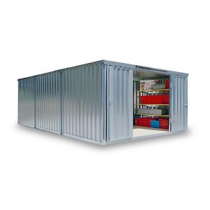Materialcontainer Mod. 1460, verzinkt, zerlegt, mit Holzfußboden Materialcontainer Mod. 1460, verzinkt, zerlegt, mit Holzfußboden