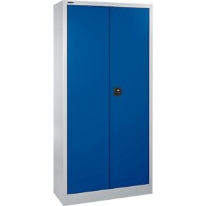 Materialschrank MSI 2409, mit 20 Kästen, weißaluminium/enzianblau Materialschrank MSI 2409, mit 20 Kästen, weißaluminium/enzianblau