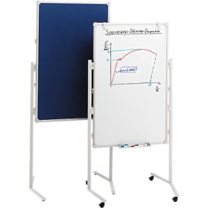 MAUL Moderationstafel Pro, Textil, blau/Whiteboard MAUL Moderationstafel Pro, Textil, blau/Whiteboard