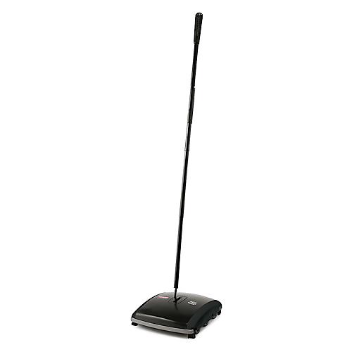 Mechanische Kehrmaschine Rubbermaid EXECUTIVE-SERIE™, 190 mm Kehrbreite, Doppelfunktion, 2 Bürstenarten, L 266,7 x B 241,3 x H 1.117,6 mm, schwarz