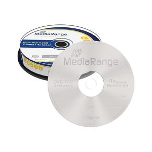 MediaRange – 10 x DVD+RW – 4.7 GB (120 Min.) 4x – Spindel MediaRange – 10 x DVD+RW – 4.7 GB (120 Min.) 4x – Spindel