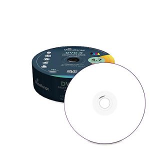 MediaRange DVD Rohlinge DVD-R MR407, 4,7 GB/120 min, 16-fache Schreibgeschwindigkeit, bedruckbar mit Inkjetdruckern, 25 Stück auf Spindel, weiß MediaRange DVD Rohlinge DVD-R MR407, 4,7 GB/120 min, 16-fache Schreibgeschwindigkeit, bedruckbar mit Inkjetdruckern, 25 Stück auf Spindel, weiß