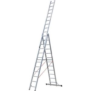 Mehrzweckleiter 3-teilig, 3×6 Sprossen Mehrzweckleiter 3-teilig, 3×6 Sprossen