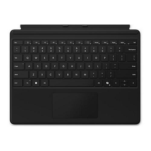Microsoft Surface Pro Keyboard - Tastatur - mit Trackpad, Beschleunigungsmesser, Surface Slim Pen 2 Ablage- und Ladeschale - QWERTZ - Deutsch/Österreichisch - Schwarz