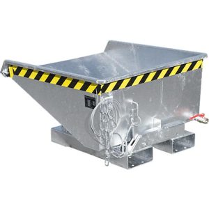 Mini-Spänebehälter Typ EXPO-E 225, Seilzug-Kippvorgang, Inhalt 0,225 m³, bis 750 kg, verzinkt Mini-Spänebehälter Typ EXPO-E 225, Seilzug-Kippvorgang, Inhalt 0,225 m³, bis 750 kg, verzinkt