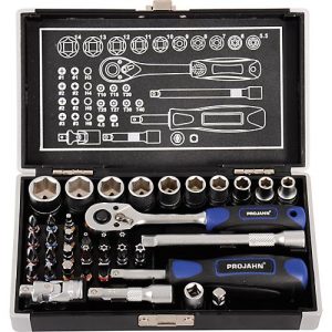 Mini-Steckschlüssel- und Bit-Box, 1/4′ Größe, 38-tlg.