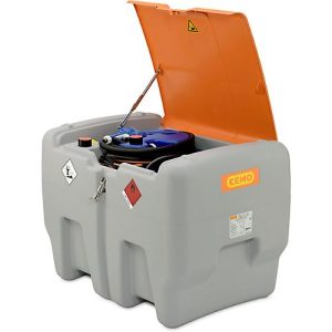 Mobile Tankstelle CEMO DT-Mobil Easy Combi 440/50 l, Elektropumpe CENTRI, 440/50 l, Automatik-Zapfpistole, Klappdeckel, B 1180 x T 800 x H 850 mm Mobile Tankstelle CEMO DT-Mobil Easy Combi 440/50 l, Elektropumpe CENTRI, 440/50 l, Automatik-Zapfpistole, Klappdeckel, B 1180 x T 800 x H 850 mm