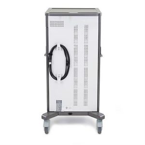 Mobiler Ladewagen ergotron® YES35, bis zu 35 Tablets, Smartphones & E-Reader, verstellbare Gestelle, 4 Fächer, 12,7 kg je Fach, B 620 x T 600 x H 1170 mm Mobiler Ladewagen ergotron® YES35, bis zu 35 Tablets, Smartphones & E-Reader, verstellbare Gestelle, 4 Fächer, 12,7 kg je Fach, B 620 x T 600 x H 1170 mm