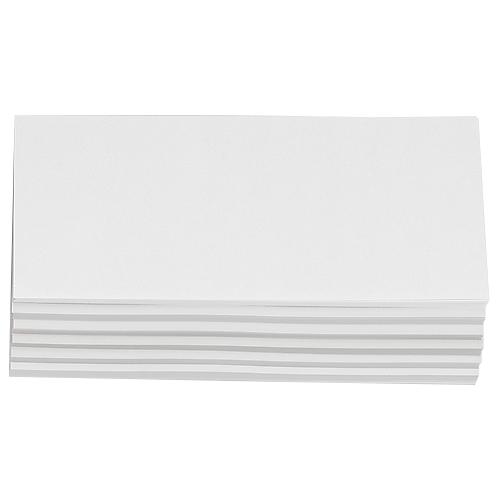 Moderationskarten, rechteckig, 95 x 205 mm, 250 Stück, weiß