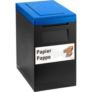 Modul-Sammelbox WSB schwarz, Deckel blau