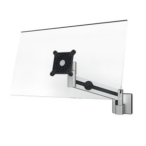 Monitor-Wandhalterung Durable, mit Arm, für 1 Display 21-27“, bis 8 kg, VESA, dreh- & neigbar, metallic silber Monitor-Wandhalterung Durable, mit Arm, für 1 Display 21-27“, bis 8 kg, VESA, dreh- & neigbar, metallic silber