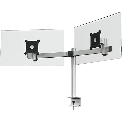 Monitorarm Durable, für 2 Displays 21-27', VESA, dreh-& neigbar, höhenverstellbar, mit Tischklemme