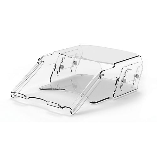 Monitorständer Fellowes Clarity™, bis 15 kg, höhenverstellbar, mit Dokumentenhalter, Acryl