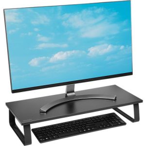 Monitorständer Kensington, extrabreit, für Full-Size-Tastatur, bis 32 Zoll, schwarz Monitorständer Kensington, extrabreit, für Full-Size-Tastatur, bis 32 Zoll, schwarz