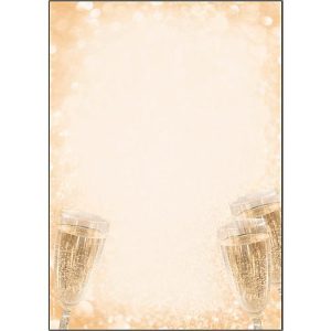 Motivpapier Sigel Champagne, A4, 90 g/m², Sektglas-Motiv, 100 Blatt Motivpapier Sigel Champagne, A4, 90 g/m², Sektglas-Motiv, 100 Blatt