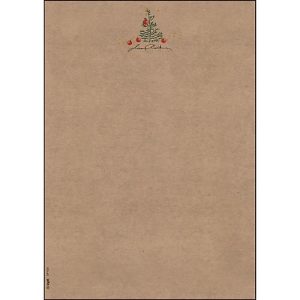 Motivpapier Sigel ‚Christmas with Apples‘, DIN A4, 90 g/m2, 100 Blatt, braunes Kraftpapier Motivpapier Sigel ‚Christmas with Apples‘, DIN A4, 90 g/m2, 100 Blatt, braunes Kraftpapier