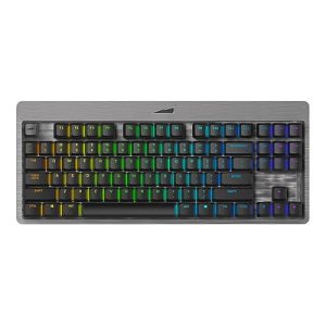Mountain Everest Core – Tastatur – mit Mediendock – Hintergrundbeleuchtung – USB-C – QWERTZ