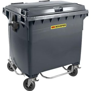 Müllcontainer MGB 770 FDP, Kunststoff, 770 l, anthrazit Müllcontainer MGB 770 FDP, Kunststoff, 770 l, anthrazit