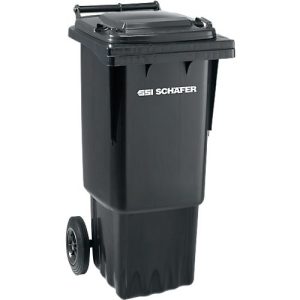 Mülltonne GMT, 60 l, fahrbar, schwarzgrau Mülltonne GMT, 60 l, fahrbar, schwarzgrau