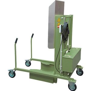 Mülltonnen-Kippstation MKS, für 120 & 240 l Tonnen, Ausschütthöhe 1480 mm, Kippwinkel 135°, bis 110 kg, Rollen, 230 V, RAL 6011 Mülltonnen-Kippstation MKS, für 120 & 240 l Tonnen, Ausschütthöhe 1480 mm, Kippwinkel 135°, bis 110 kg, Rollen, 230 V, RAL 6011