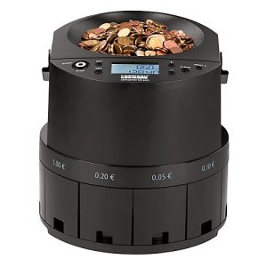 Münzzähler Ratiotec Coinsorter CS500, zählt & sortiert bis zu 600 Euromünzen/min, mit Bündelfunktion, Netzkabel Münzzähler Ratiotec Coinsorter CS500, zählt & sortiert bis zu 600 Euromünzen/min, mit Bündelfunktion, Netzkabel