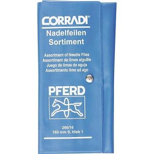 Nadelfeilensatz CORRADI L.160mm Hieb SH1 DH2 12-teilig PFERD Nadelfeilensatz CORRADI L.160mm Hieb SH1 DH2 12-teilig PFERD
