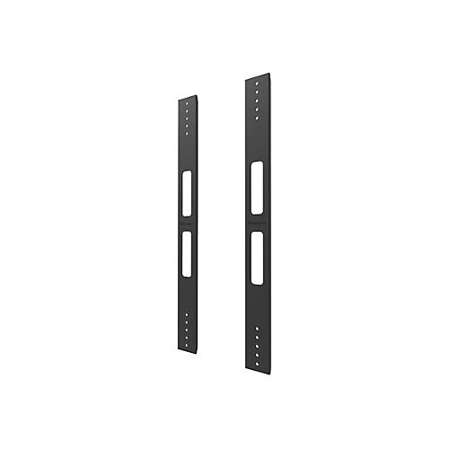 Neomounts AWL-250BL18 - Befestigungskit (VESA-Erweiterungskit) - für Flachbildschirm - Stahl - Schwarz - Wandmontage