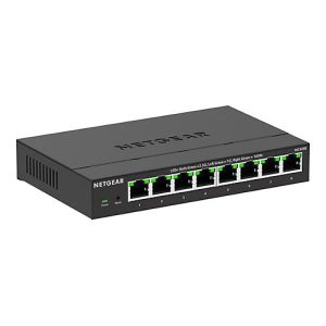 NETGEAR 300 Series Plus MS308 – Switch – Multi-Gigabit – managed – 8 x 100/1000/2.5G – Desktop, wandmontierbar NETGEAR 300 Series Plus MS308 – Switch – Multi-Gigabit – managed – 8 x 100/1000/2.5G – Desktop, wandmontierbar