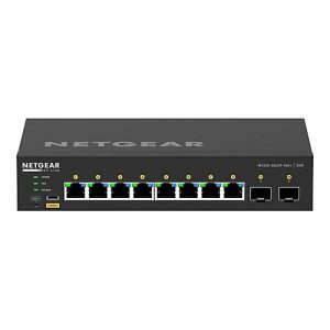 NETGEAR AV Line M4250-8G2XF-PoE+ – Switch – L3 – managed – 8 x 10/100/1000 (8 PoE+) + 2 x 10 Gigabit SFP+ – Seite-zu-Seite-Luftstrom NETGEAR AV Line M4250-8G2XF-PoE+ – Switch – L3 – managed – 8 x 10/100/1000 (8 PoE+) + 2 x 10 Gigabit SFP+ – Seite-zu-Seite-Luftstrom