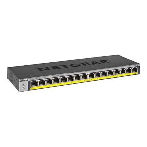 NETGEAR GS116PP – Switch – unmanaged – 16 x 10/100/1000 (PoE+) – Desktop, an Rack montierbar, wandmontierbar – PoE+ (183 W) NETGEAR GS116PP – Switch – unmanaged – 16 x 10/100/1000 (PoE+) – Desktop, an Rack montierbar, wandmontierbar – PoE+ (183 W)