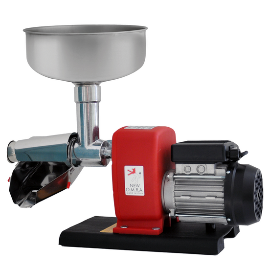 New O.M.R.A. New-Line 3 - Tomatenpresse mit elektrischem Motor - 400W 230V