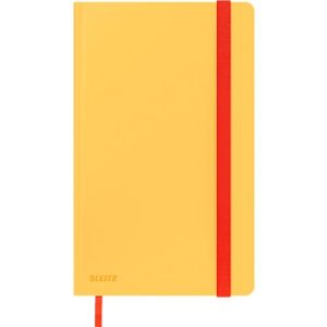 Notizbuch Leitz Cosy, DIN A5, kariert, 100 g/m² Papier, 80 Blatt, Hardcover, gelb