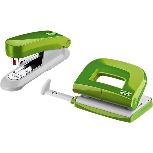 Novus Locher-Hefter SET Evolution Twin Set fresh, grün
