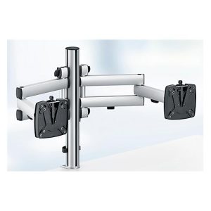 Novus Monitor-Schwenkarm TSS Duo 505, für 2 Monitore, Klemme 14 bis 40 mm, 2 x Faltarm