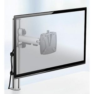 Novus Monitorsäule TSS Single 250, Klemme 14 bis 40 mm, H 445 mm, Tragkraft 10 kg
