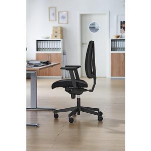 NowyStyl Bürostuhl Navigo Air-Care, mit Armlehnen, Synchronmechanik, Muldensitz mit Luftkissen, Anti-Shock-Funktion, schwarz NowyStyl Bürostuhl Navigo Air-Care, mit Armlehnen, Synchronmechanik, Muldensitz mit Luftkissen, Anti-Shock-Funktion, schwarz