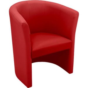 NowyStyl Cocktailsessel CLUB, Kunstleder (100% Polyester), voll gepolstert, Sitzhöhe 455 mm, rot NowyStyl Cocktailsessel CLUB, Kunstleder (100% Polyester), voll gepolstert, Sitzhöhe 455 mm, rot
