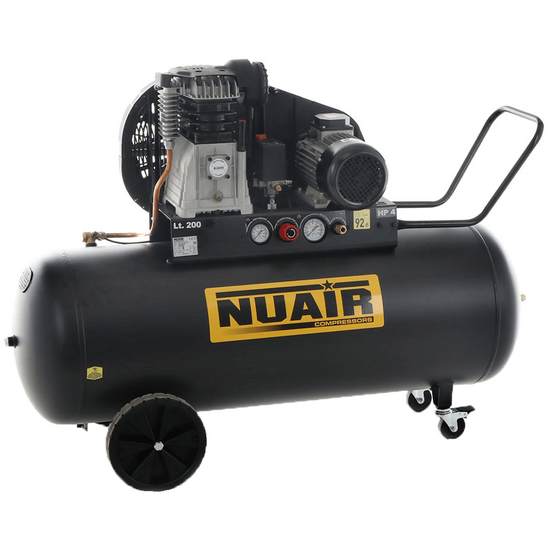 Nuair B3800B/4CT/200 Tech-Pro – Elektrischer Riemenkompressor 400V – 4-PS-Motor – 200 l