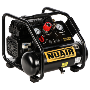 Nuair Siltek TB 6 – Schallgedämpfter tragbarer elektrischer Kompressor – 1.5 PS – 6 l ölfrei Nuair Siltek TB 6 – Schallgedämpfter tragbarer elektrischer Kompressor – 1.5 PS – 6 l ölfrei