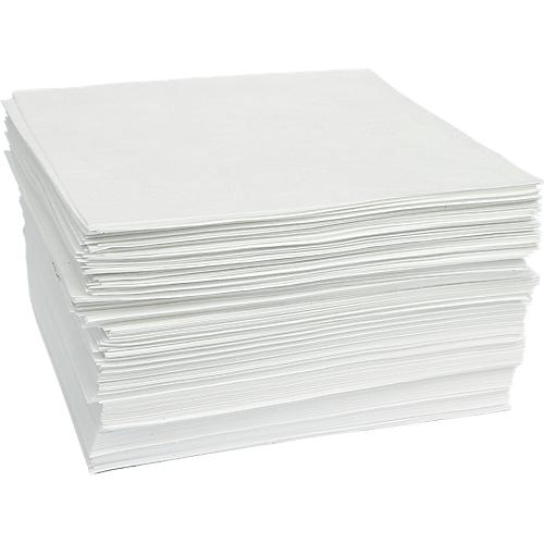 Ölbindevlies Tücher First L, 139 l Aufnahme, ohne Perforierung, L 500 x B 400 mm, weiß, 200 Stück