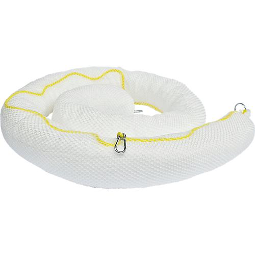 Ölsperren, 180 l Aufnahme, PP-Fasern, L 10.000 x Ø 130 mm, weiß