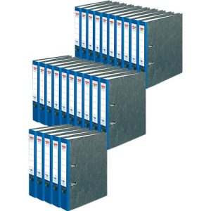 Ordner herlitz maX.file nature, DIN A4, Rückenschild geklebt, Hartpappe, Rückenbreite 50 mm, blau, 25 Stück