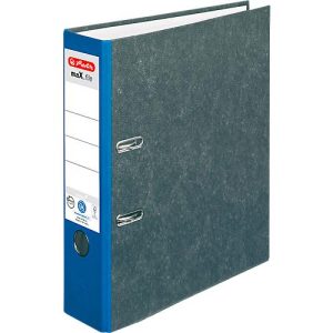 Ordner herlitz maX.file nature, DIN A4, Rückenschild geklebt, Hartpappe, Rückenbreite 80 mm, blau, 1 Stück Ordner herlitz maX.file nature, DIN A4, Rückenschild geklebt, Hartpappe, Rückenbreite 80 mm, blau, 1 Stück