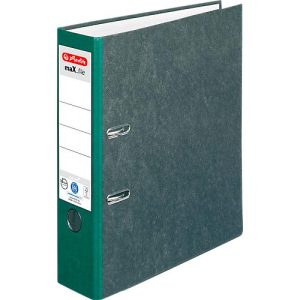 Ordner herlitz maX.file nature, DIN A4, Rückenschild geklebt, Hartpappe, Rückenbreite 80 mm, grün, 1 Stück Ordner herlitz maX.file nature, DIN A4, Rückenschild geklebt, Hartpappe, Rückenbreite 80 mm, grün, 1 Stück