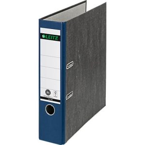 Ordner LEITZ® 1080, DIN A4, Rückenbreite 80 mm, Griffloch, geklebtes Rückenschild, Hartpappe, 1 Stück, blau Ordner LEITZ® 1080, DIN A4, Rückenbreite 80 mm, Griffloch, geklebtes Rückenschild, Hartpappe, 1 Stück, blau