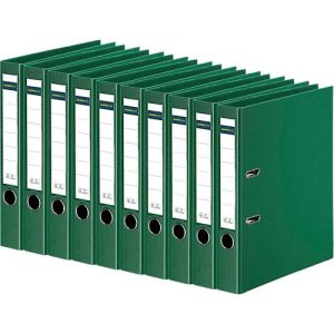 Ordner Schäfer Shop Select, DIN A4, Rückenbreite 50 mm, Griffloch, auswechselbares Rückenschild, Polypropylen, 10 Stück, grün Ordner Schäfer Shop Select, DIN A4, Rückenbreite 50 mm, Griffloch, auswechselbares Rückenschild, Polypropylen, 10 Stück, grün