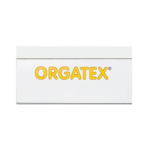 ORGATEX Magnet-Einsteckschilder Color, 48 x 150 mm, weiß, 100 St.
